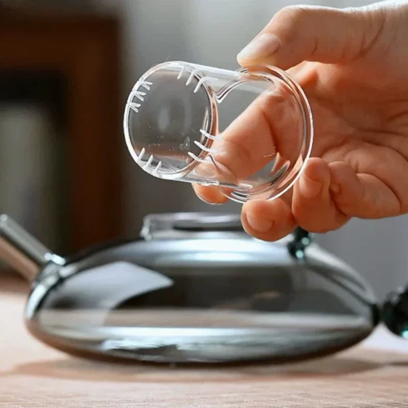 Pure Brew Aesthetic  Heat-Resistant Glass Teapot - Image 3