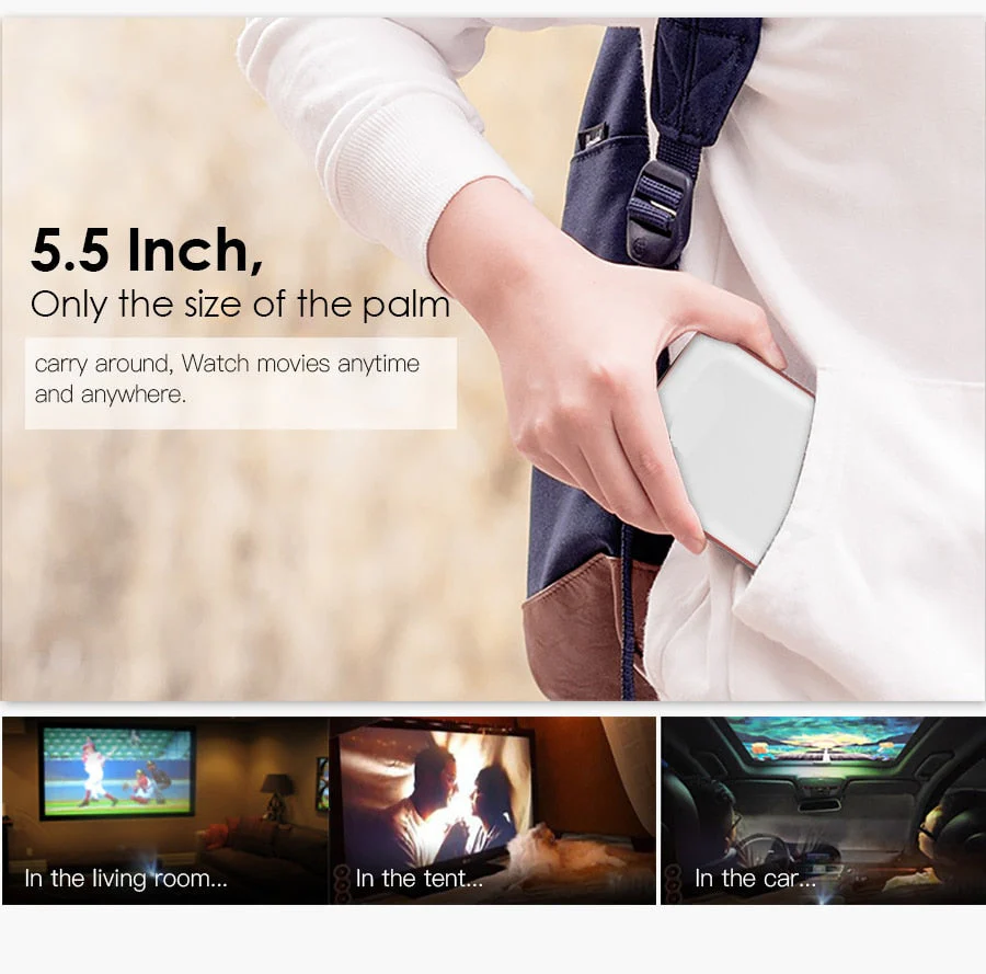 Pocket Cinema Portable Smart Projector - Image 3