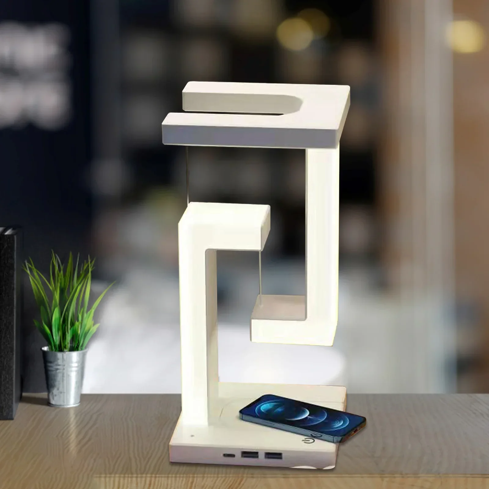 Anti Gravity Orbit Wireless Charging Night Lamp - Image 2