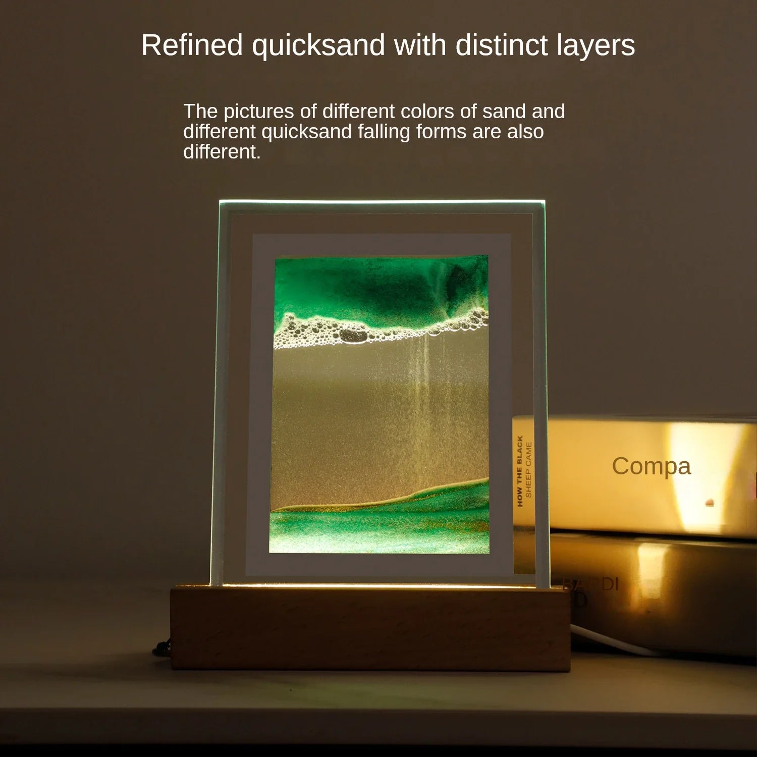 Sand Art LED Quicksand Artistic Table Lamp - Image 3
