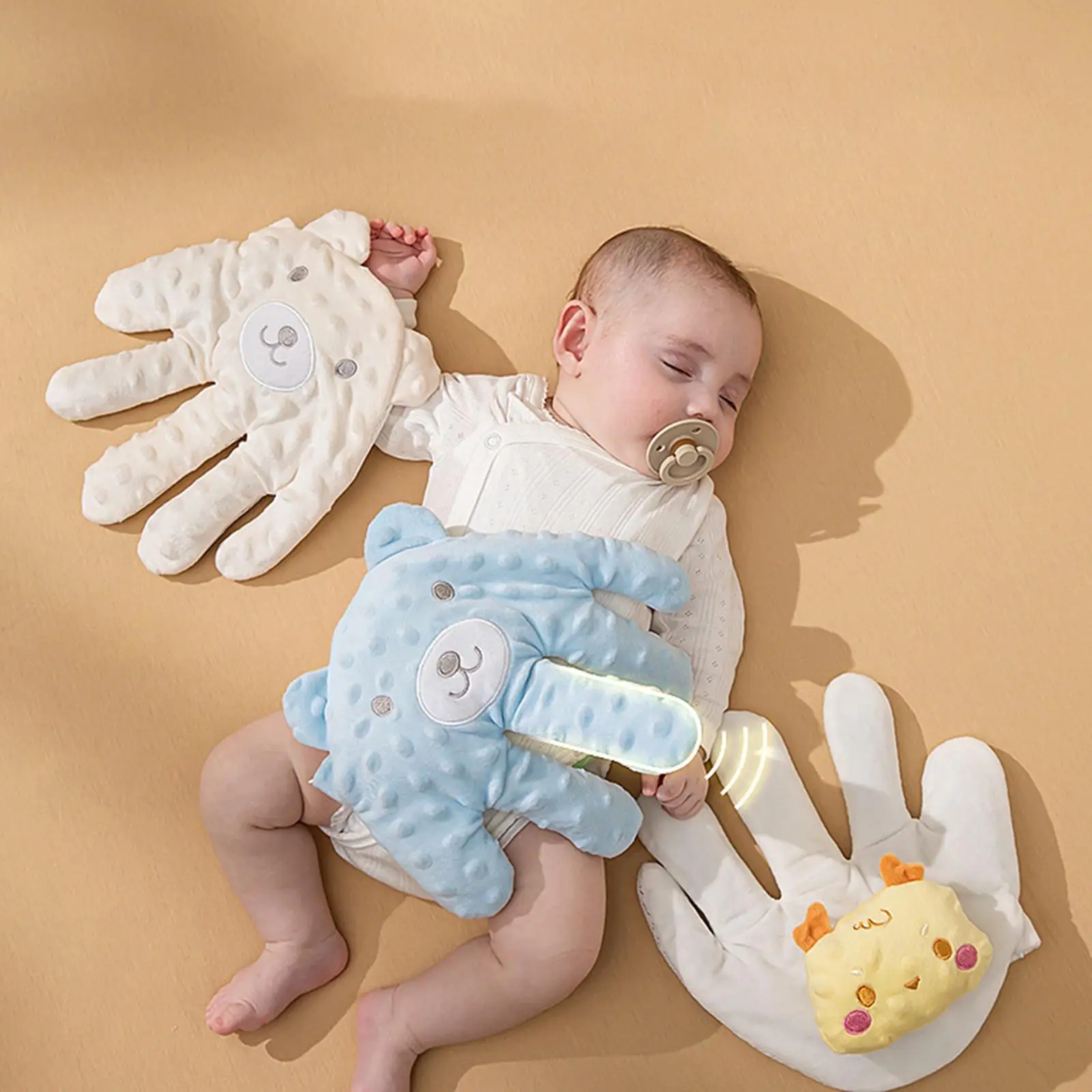 Big Hand Automatic Soft Baby Sleeping Toy - Image 1