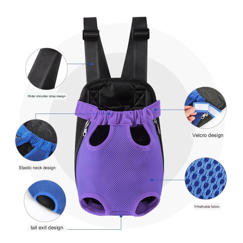 Breathable Mesh Pet Journey Carrier Backpack - Image 2