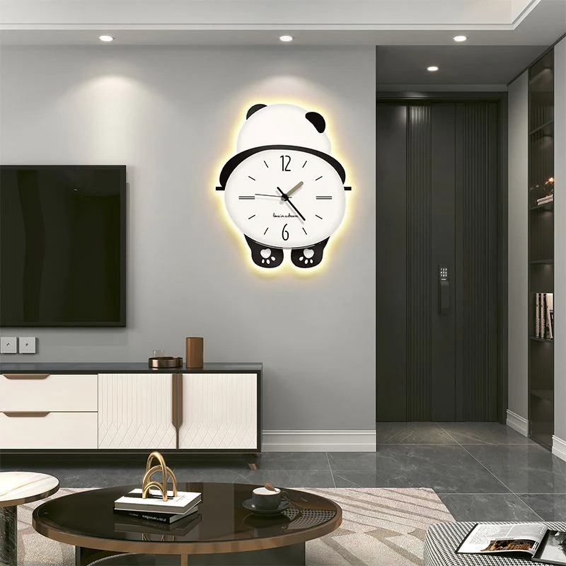 Shy Panda Creative Wall-Hanging Clock - Image 3