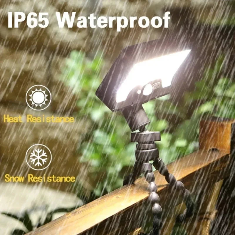 Flexible Tripod Solar Powered Motion Sensor Outdoor Light - Image 3