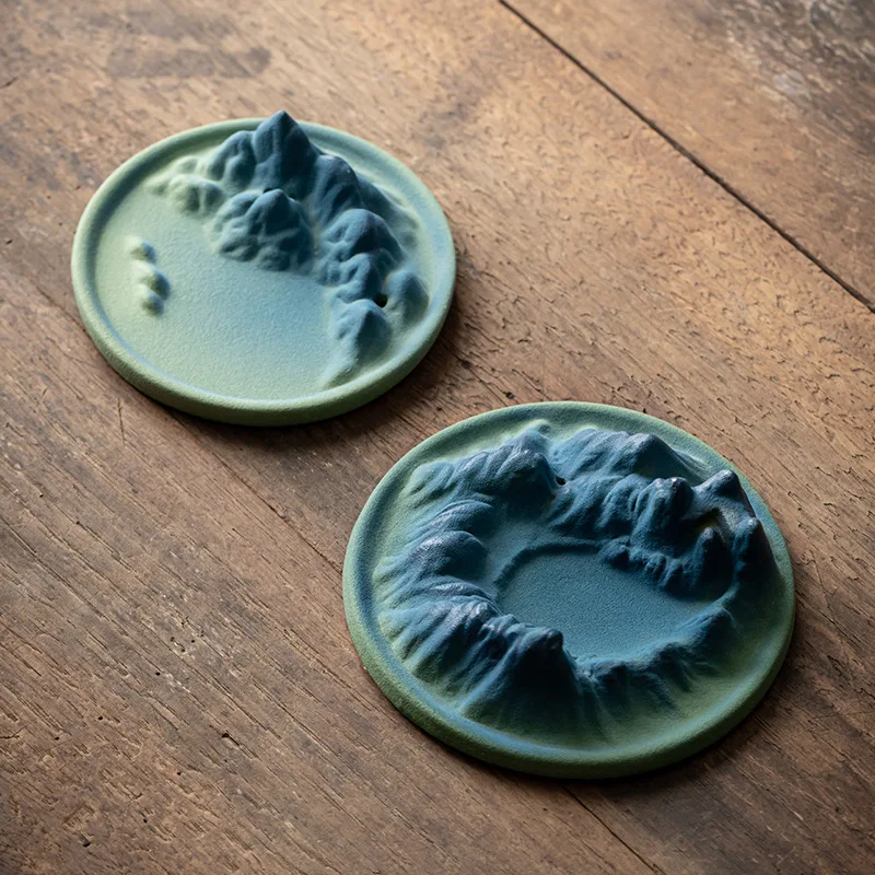 Mistic Mountain Ceramic Waterfall Incense Burner - Image 2