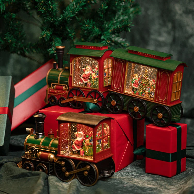 Santa Claus Christmas Train Music Box - Image 2