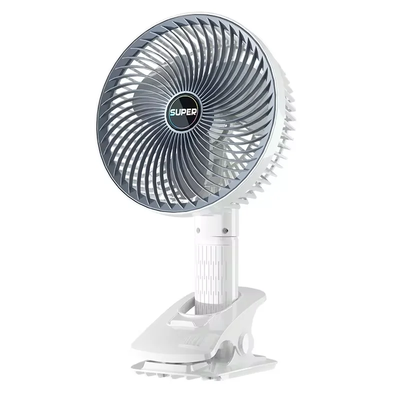 Clip-on Portable Compact USB Rechargeable Cooling Fan - Image 2