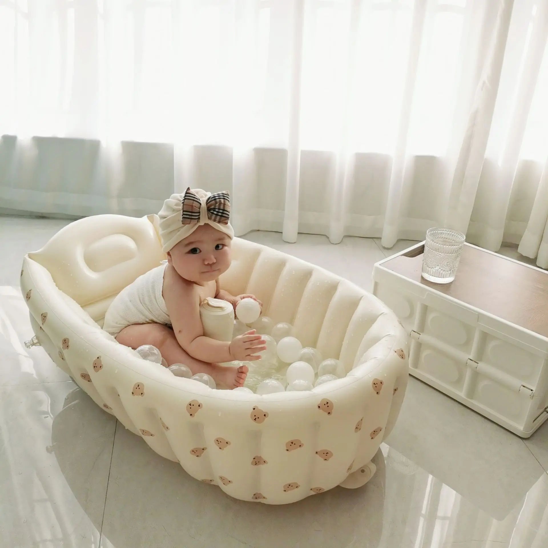Little Swimmer Mini Inflatable Bathtub - Image 3