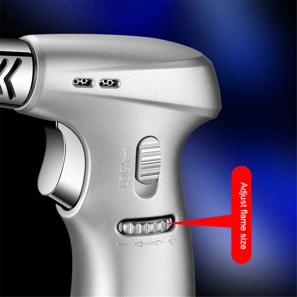 Portable Butane Torch Jet Flame Windproof Lighter - Image 3