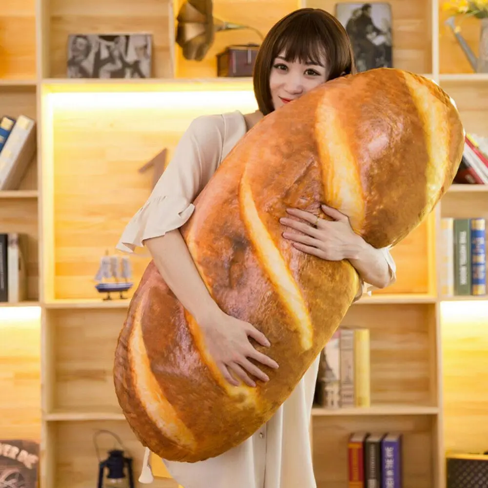 Large Bread Soft Washable Plush Pillow - Image 3