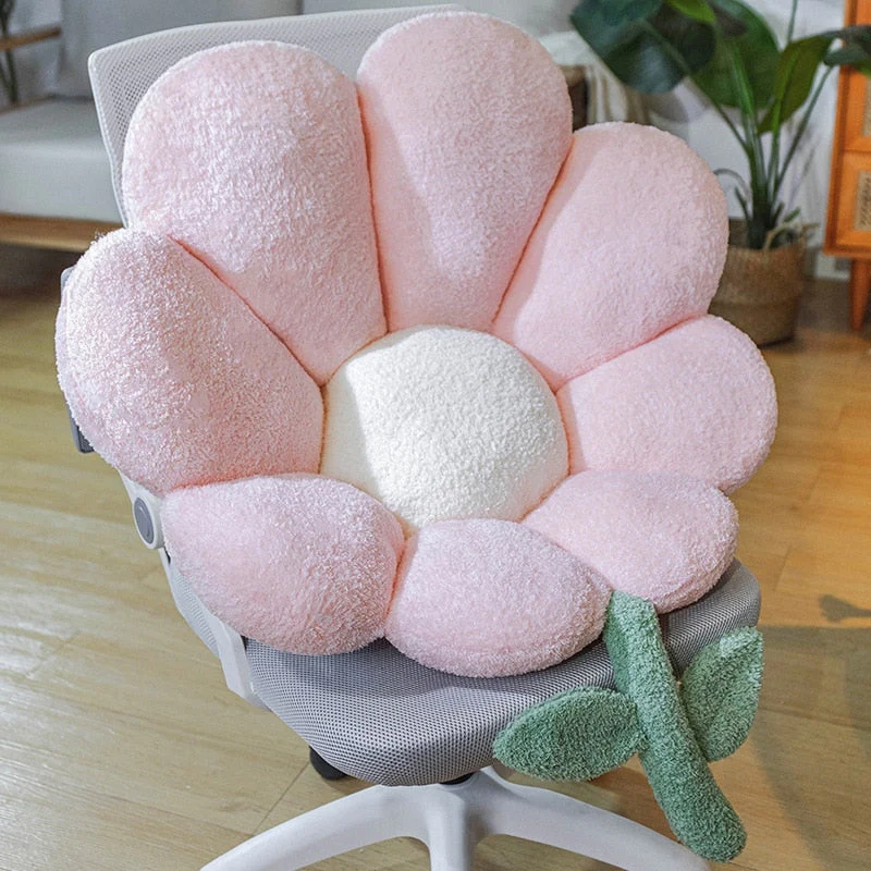 Golden Blossom Sunflower Soft Seat Cushion - Image 2