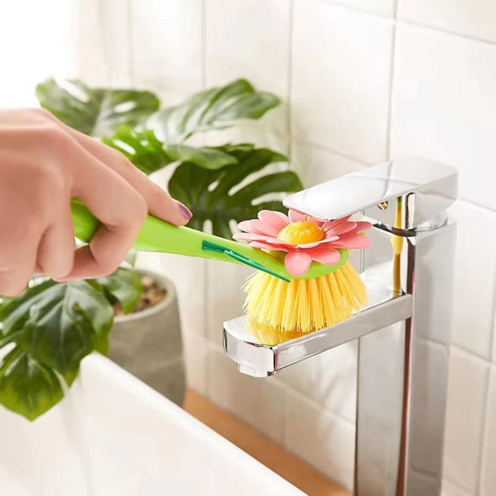 Creative Flower Pot Cleaning Brush - Image 2