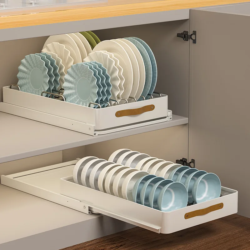 Stainless Store Kitchen Cabinet Pull-Out Sliding Organizer - Image 3