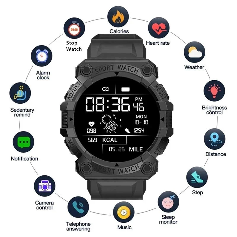 Health Monitor Bluetooth Smart Watch - Image 2