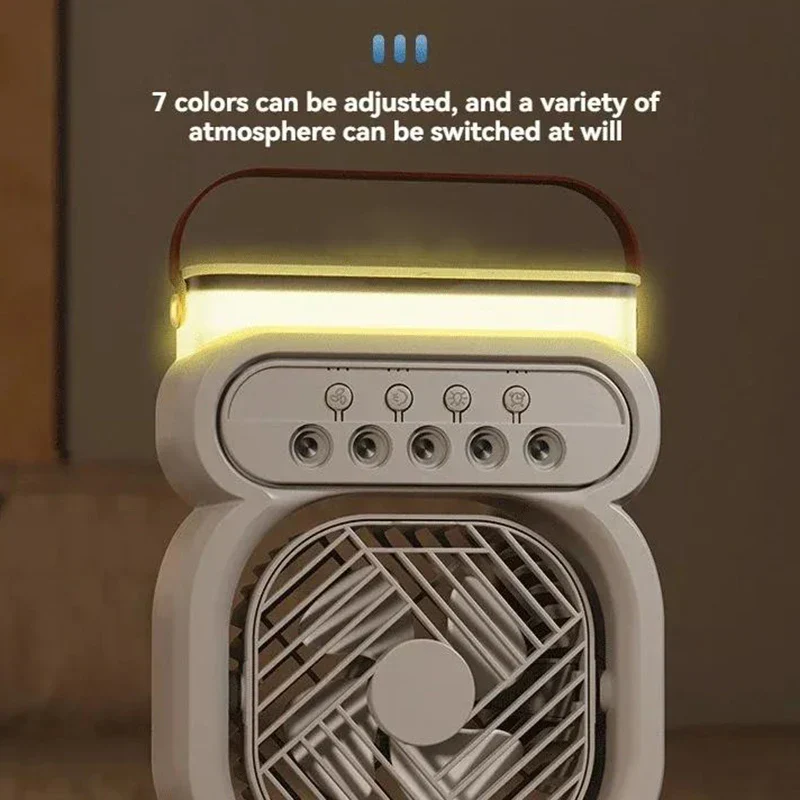 3in1 Air Cooler LED Night Lamp Humidifier Fan - Image 3
