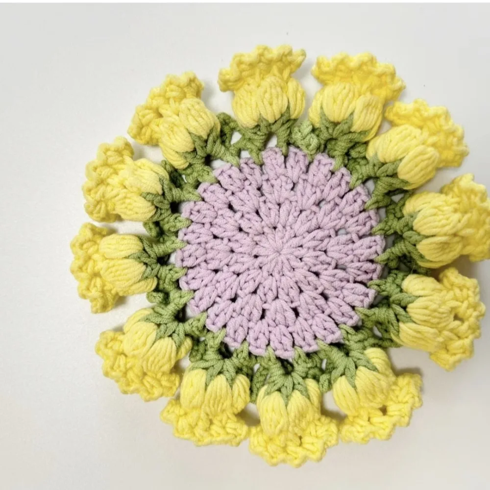 Handcrafted Convertible Yarn Rose Bouquet - Image 2