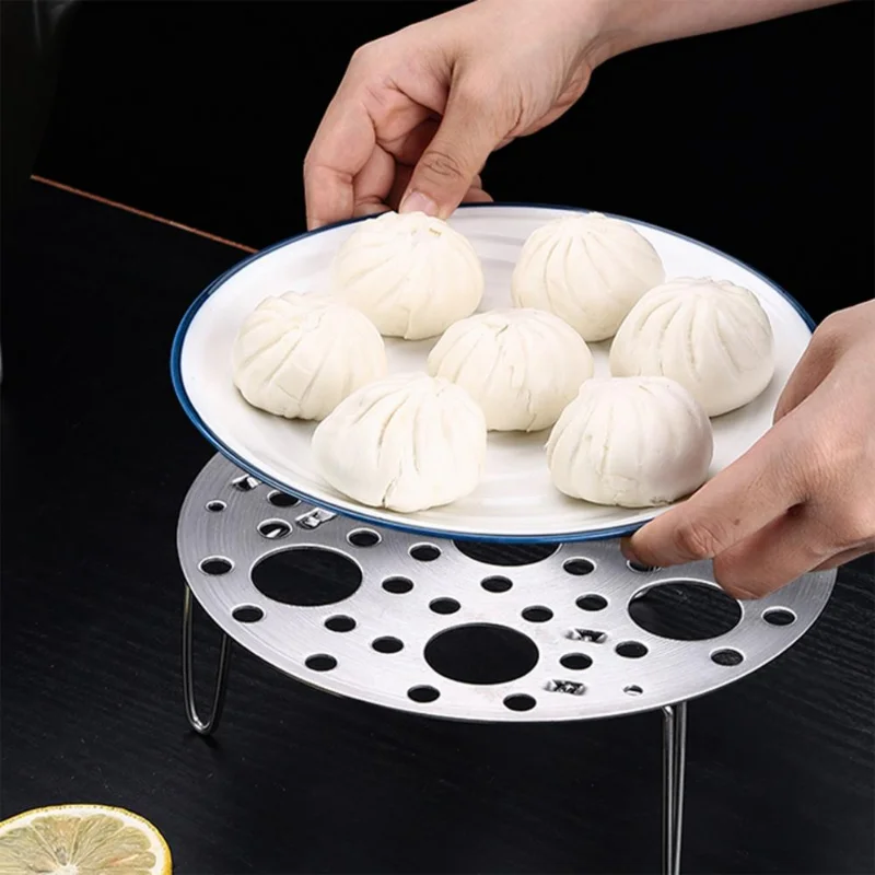 Stainless Steel Chef's Choice Steamer Fryer Rack - Image 3