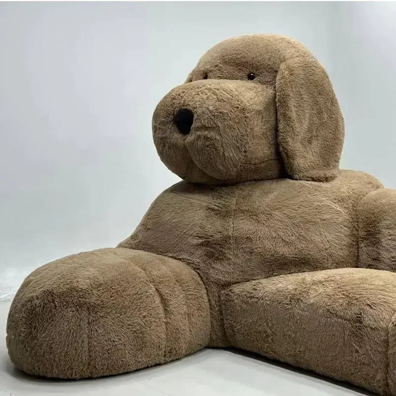 Giant Plush Dog Cozy Oversized Lounge Sofa - Image 3
