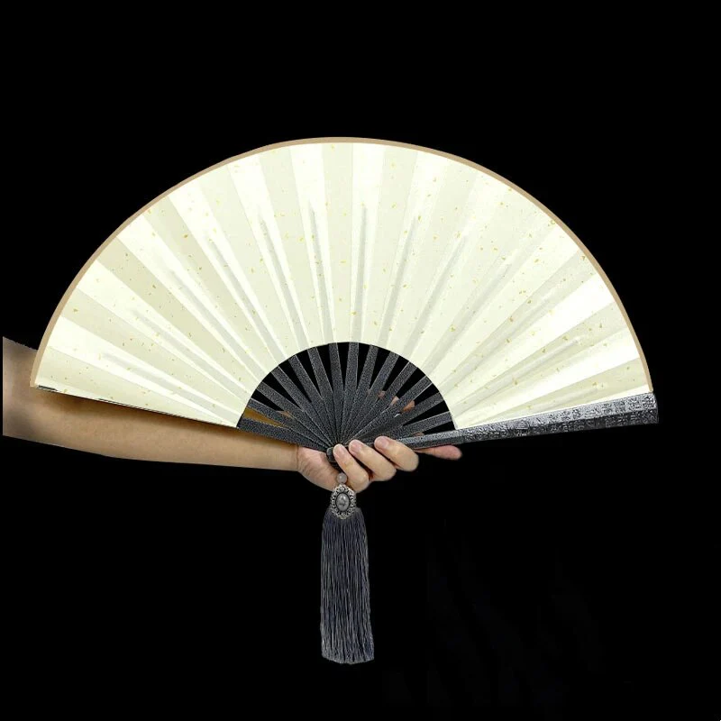 Tungsten Steel Alloy Self-Defense Folding Hand Fan - Image 3