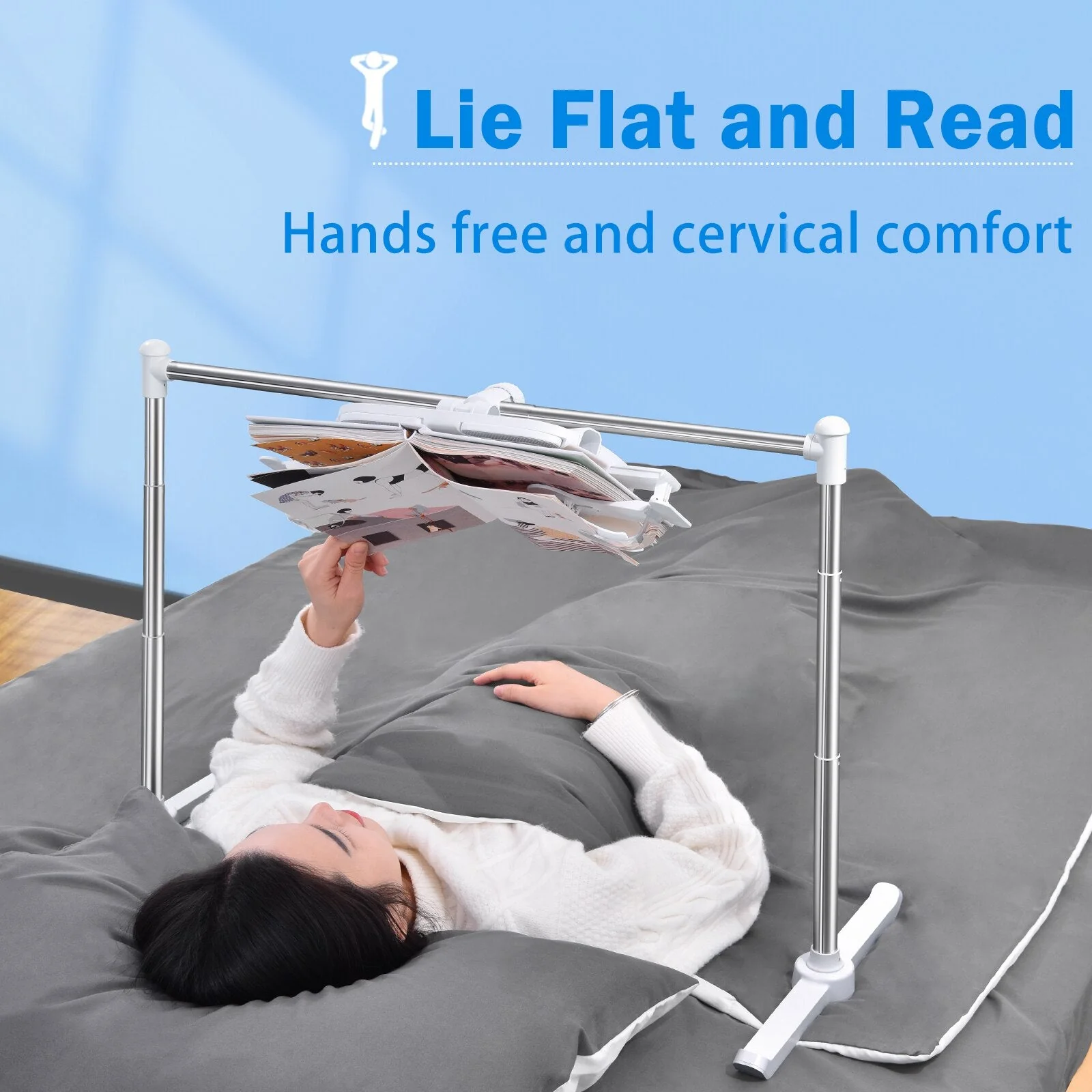 Adjustable Lazy Stand Easy Tablet Book Holder - Image 3