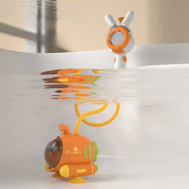 Mini Submarine Baby Bathing Shower Head Set - Image 2