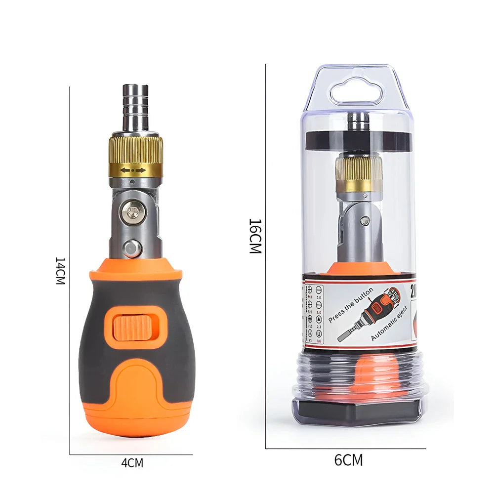 8in1 Mini Magnetic Bits Portable Ratchet Screwdriver - Image 2