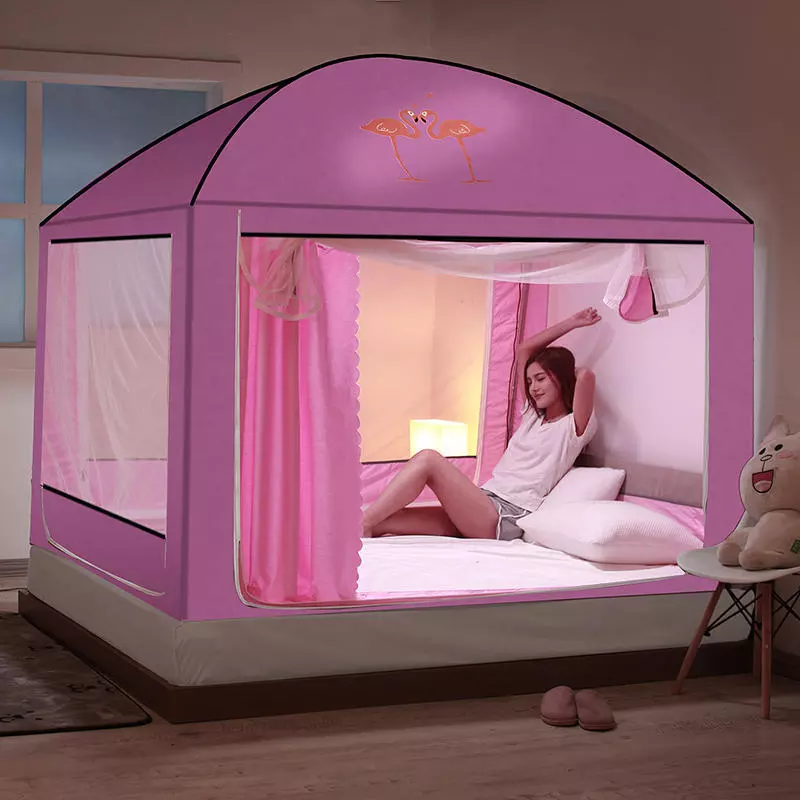 Dust-Proof Anti-Fall Long Sleep Mosquito Bed Tent - Image 2