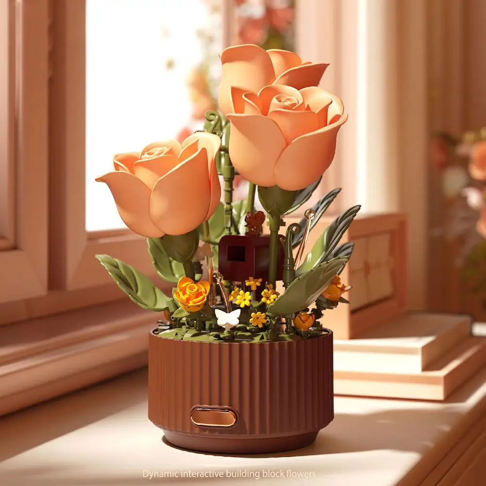 Interactive Blooming Rose Table Lamp - Image 2