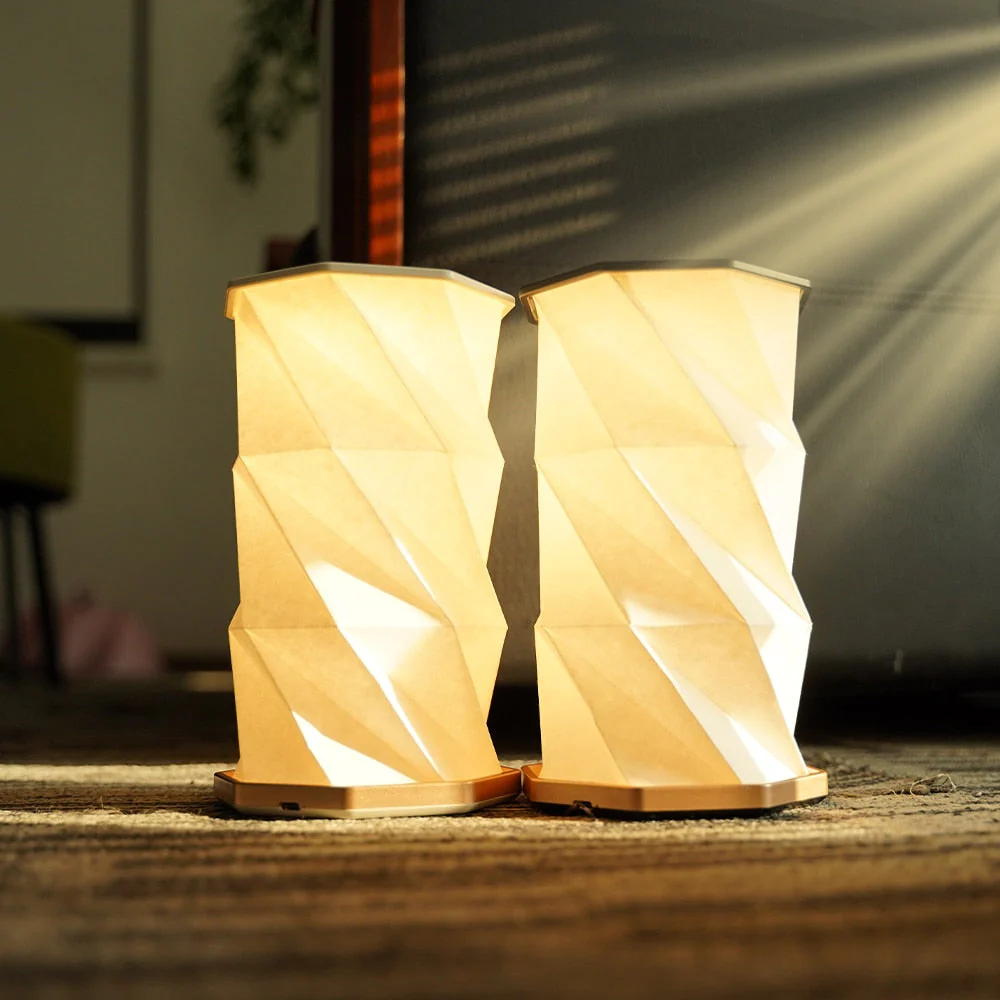 Origami Glow Dimmable Paper Lantern Light - Image 1