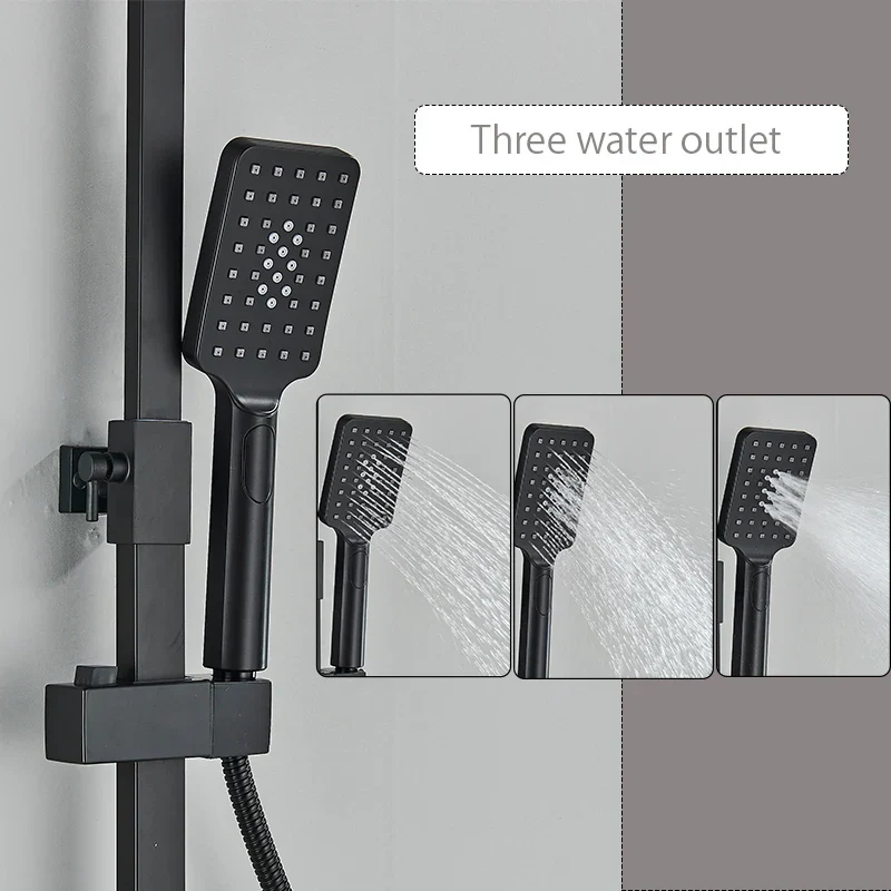 Thermostatic Digital Display Stylish Pressure Shower Set - Image 2