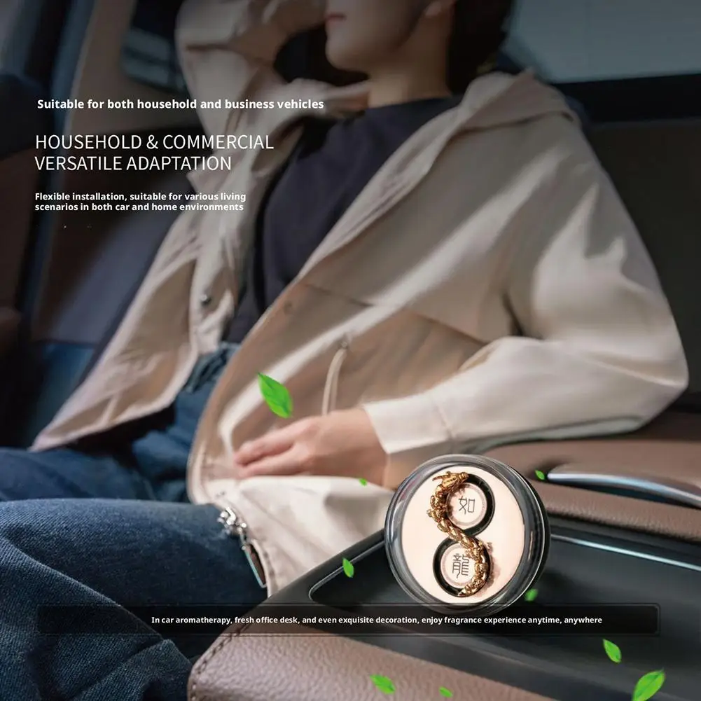 Elegant Dragon Wind Rotating Car Air Freshener - Image 3