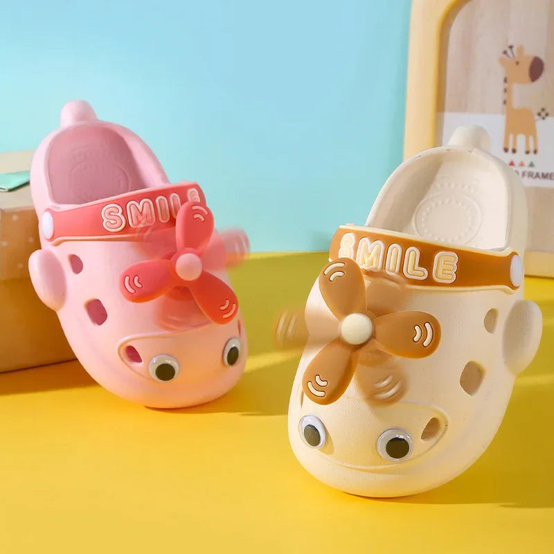 Cute Helicopter Kids Soft Slippers - Image 2