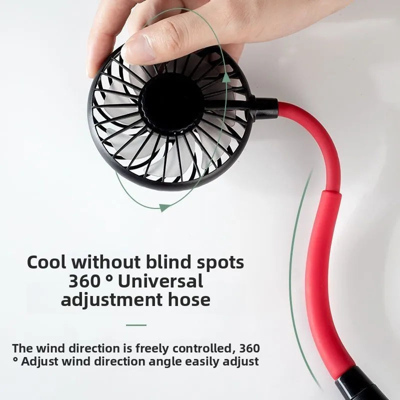 Adjustable Hands-Free Neck Cooling Fan - Image 3