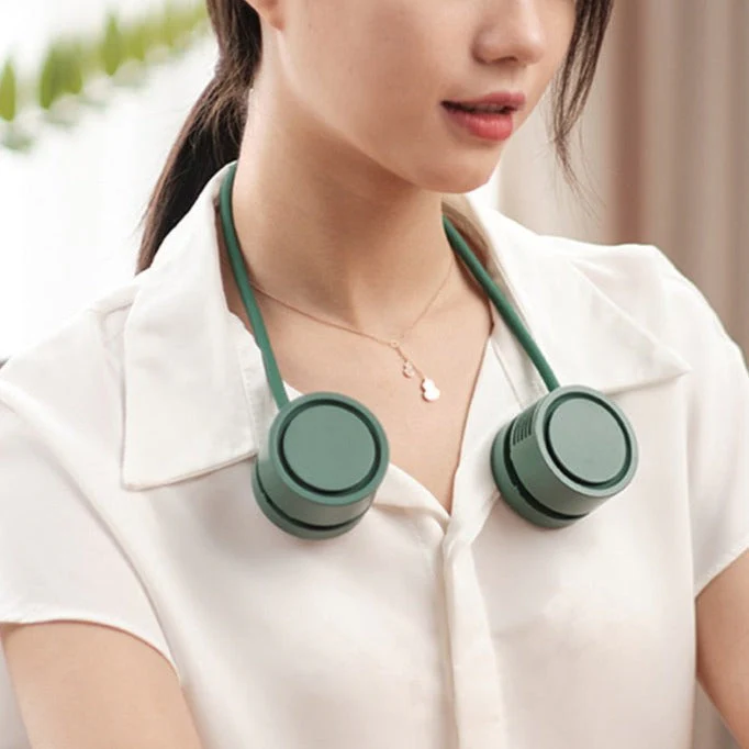 Retractable Aroma Therapy Bladeless Neck Fan - Image 3