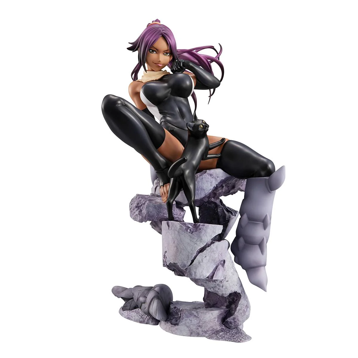 Megahouse GEM Series Bleach Shihouin Yoruichi PVC Figure - Image 1
