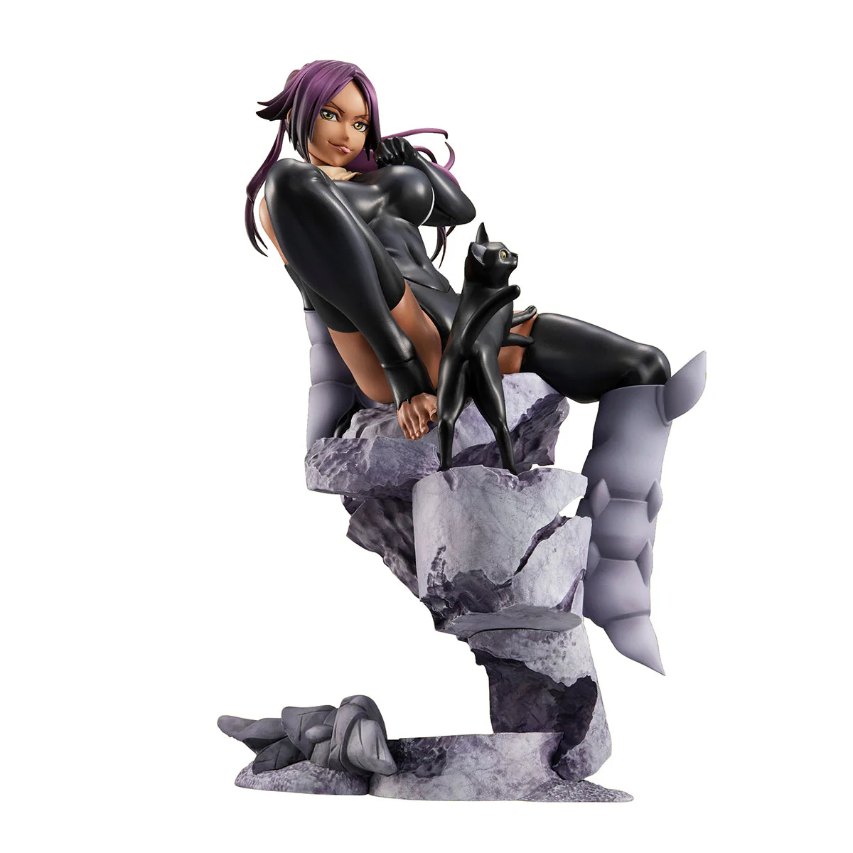 Megahouse GEM Series Bleach Shihouin Yoruichi PVC Figure - Image 2