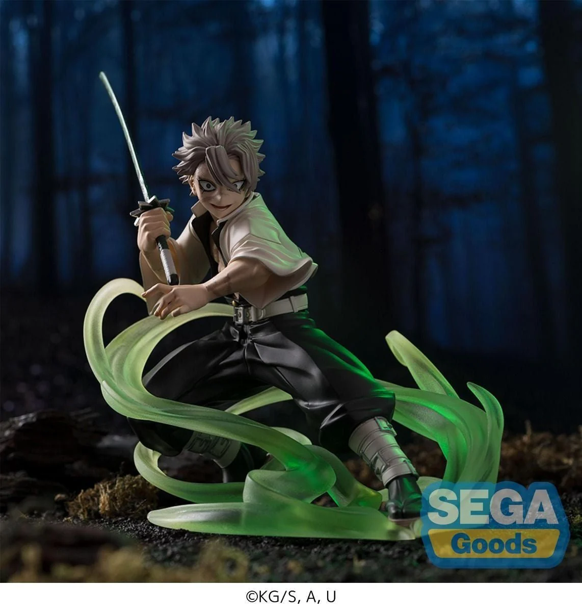 SEGA - Demon Slayer: Kimetsu no Yaiba - Sanemi Shinazugawa - Xross Link Hashira Training Arc Figure - Image 3