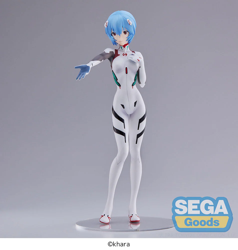 SEGA - Evangelion 3.0+1.0 Thrice Upon a Time - Rei Ayanami Hand Over Momentary White Ver. SPM Prize Figure - Image 1
