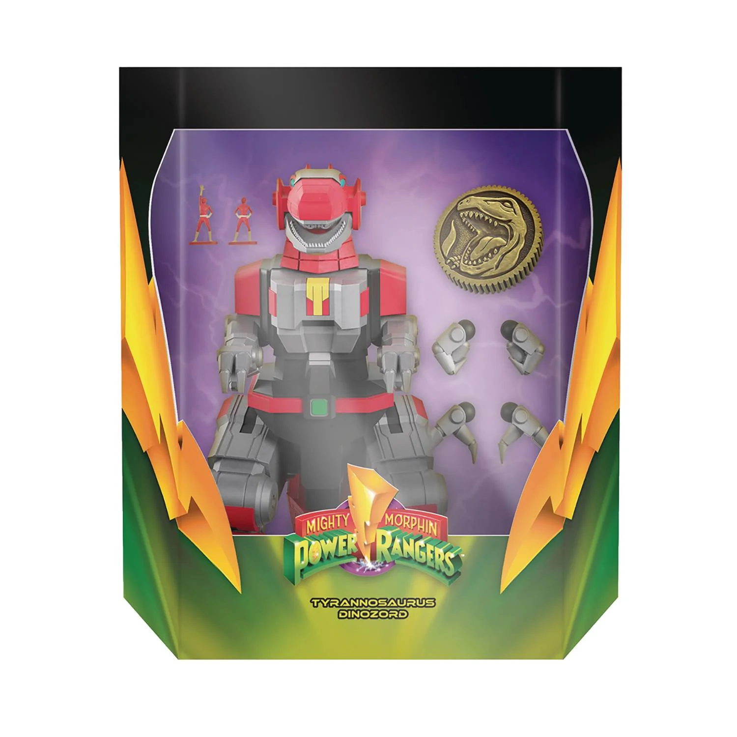 Power Rangers 8 Inch Action Figure Ultimates - Tyrannosaurus Rex Zord - Image 2
