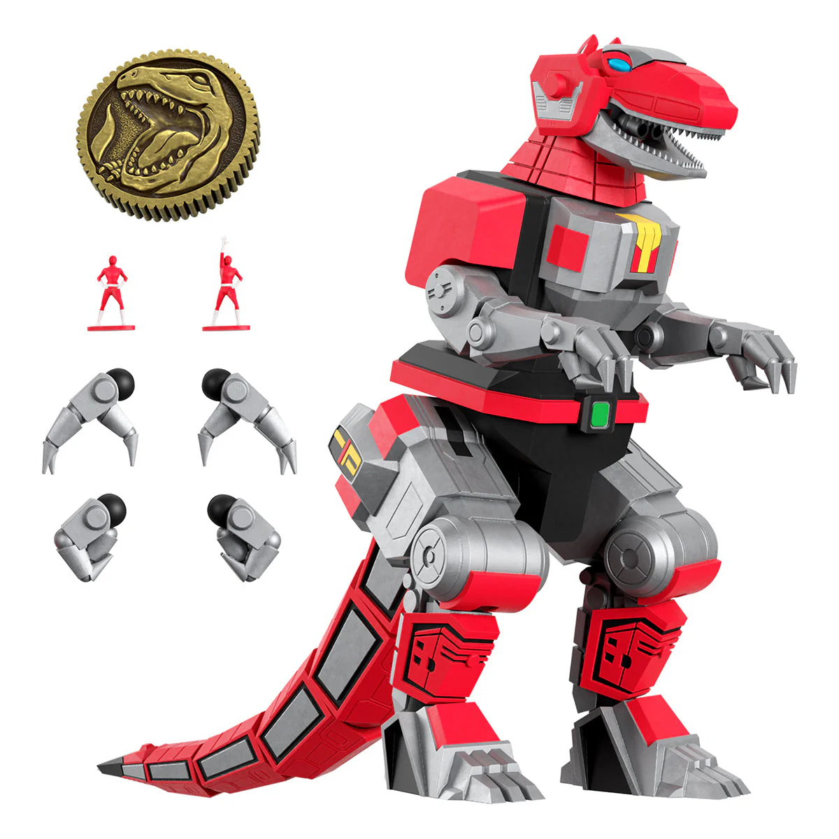 Power Rangers 8 Inch Action Figure Ultimates - Tyrannosaurus Rex Zord - Image 1