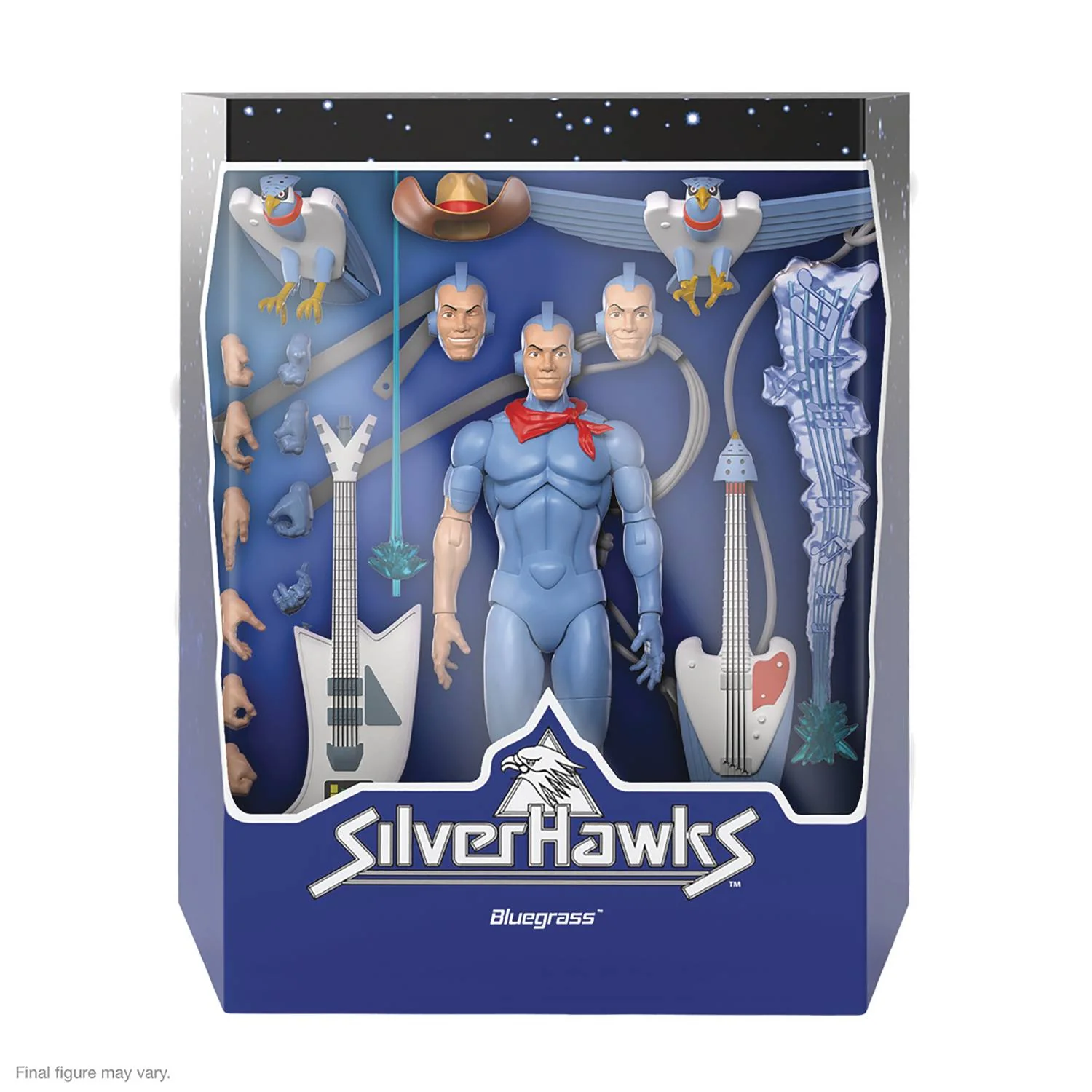 Super7 SilverHawks Ultimates: Bluegrass Action Figure - Image 1