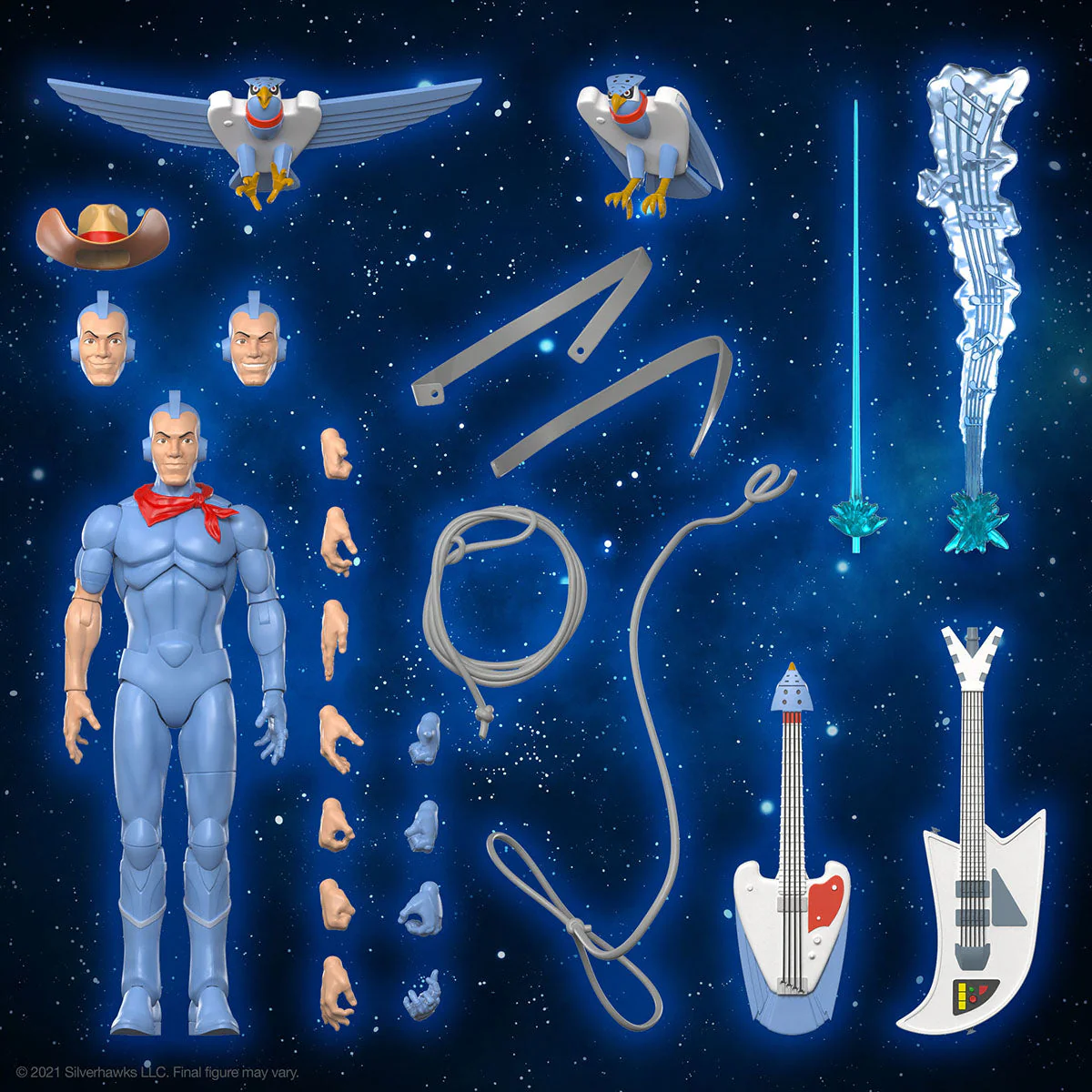 Super7 SilverHawks Ultimates: Bluegrass Action Figure - Image 2