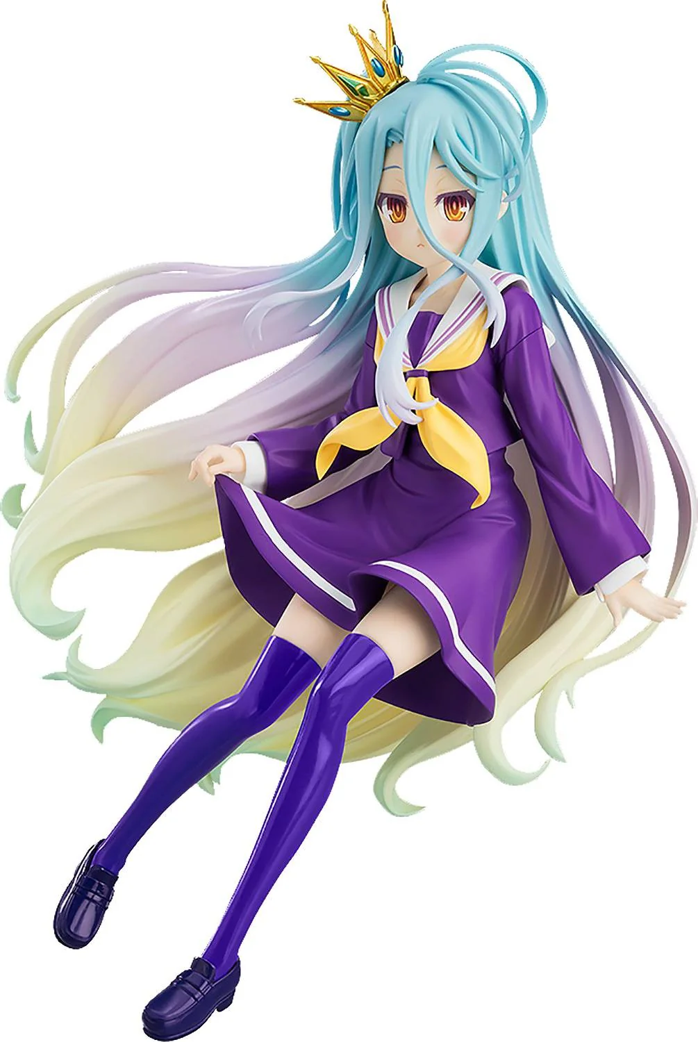 Good Smile No Game No Life Shiro Crown Version Pop Up Parade PVC Figure - Image 1