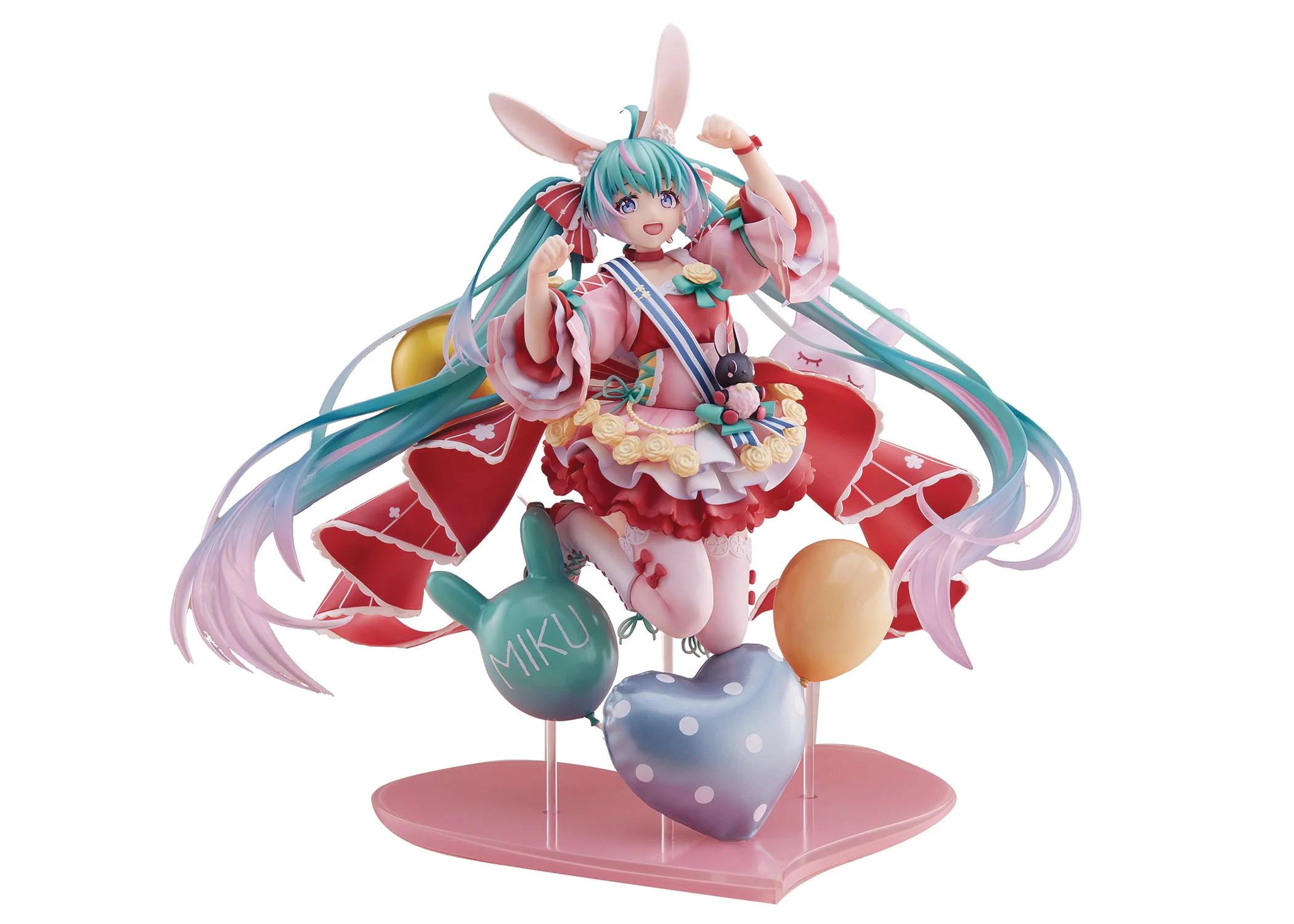 Taito Hatsune Miku Birthday 2021 Pretty Rabbit 1/7 PVC Figure - Image 1