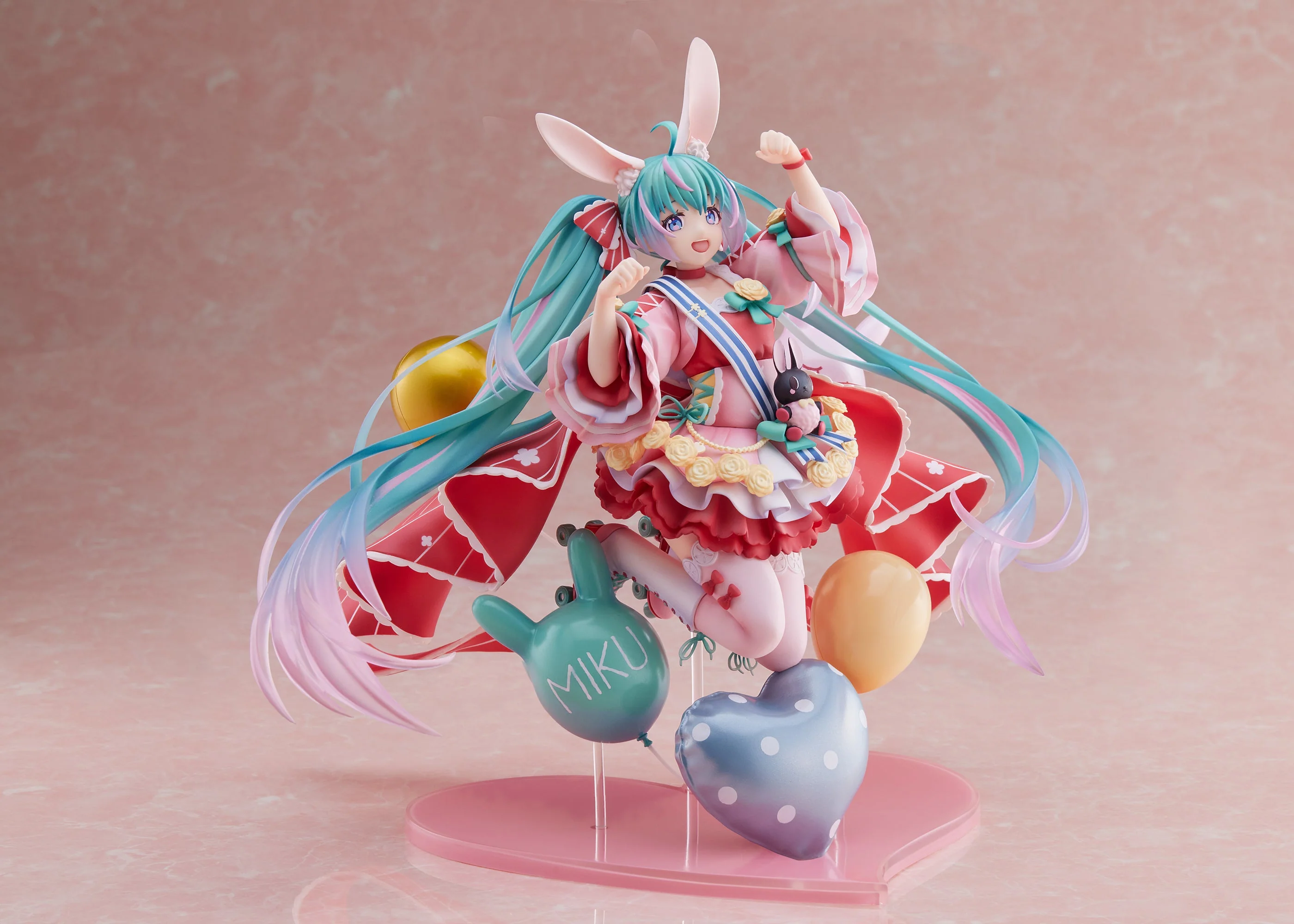 Taito Hatsune Miku Birthday 2021 Pretty Rabbit 1/7 PVC Figure - Image 3