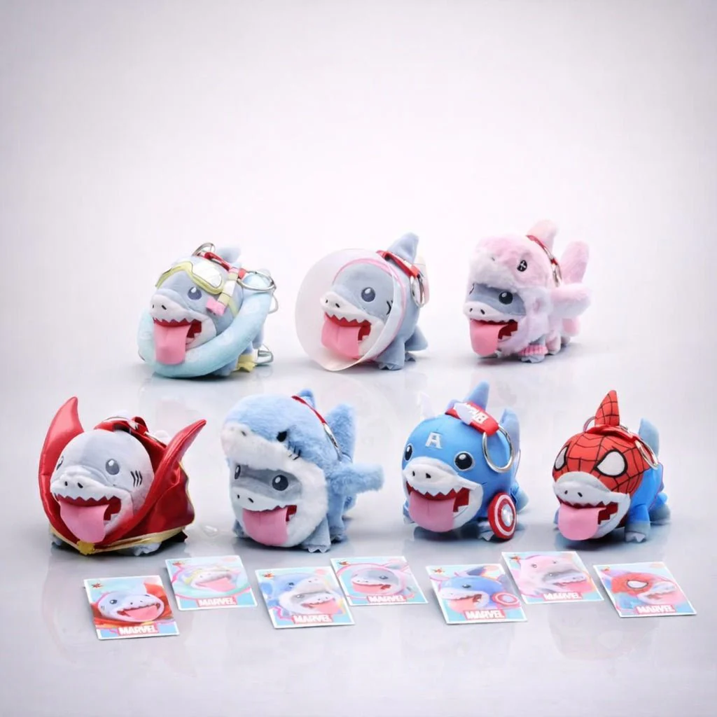 Hot Toys - Marvel Rivals - Jeff the Land Shark - Cosbi Plush Keychain - Image 1