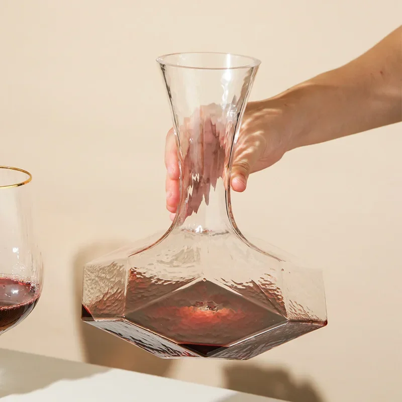 Irregular Crystal Glass Wine Decanter - Image 3