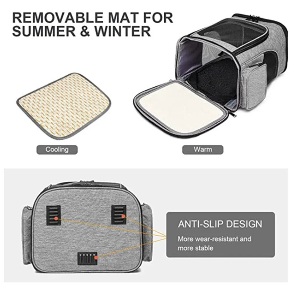 Pet Travel Breathable Expandable Backpack - Image 2