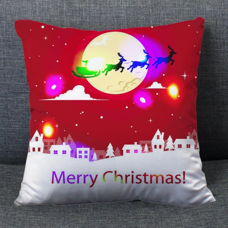 Christmas Series LED Pillow Case - Image 2