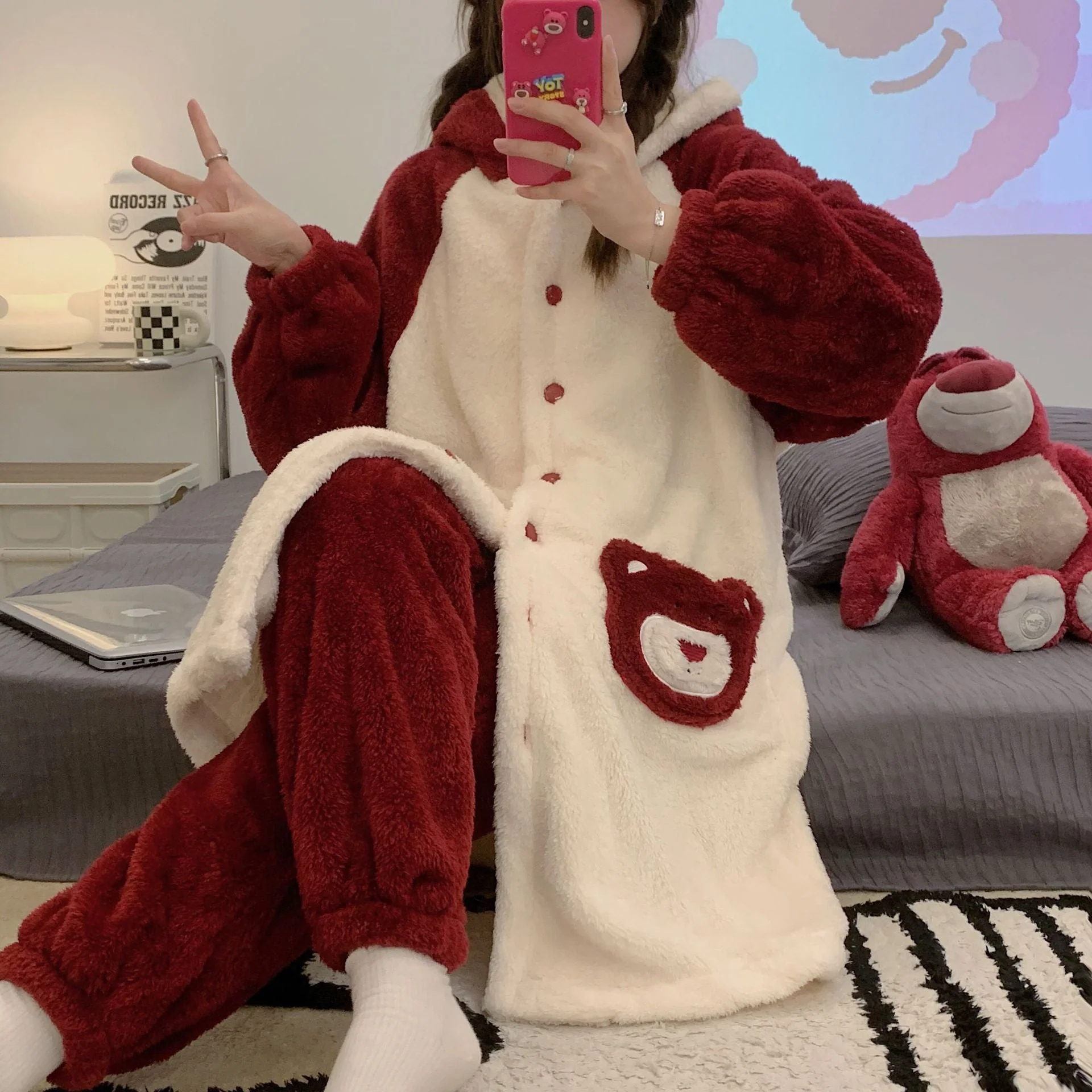 Cozy Thick Winter Blanket Pajamas - Image 1